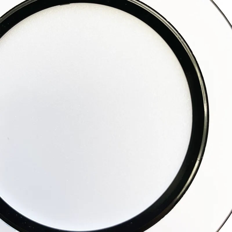 NEDES zapustený LED panel kruh 7,5W / 4000K / biely+čierny prúžok