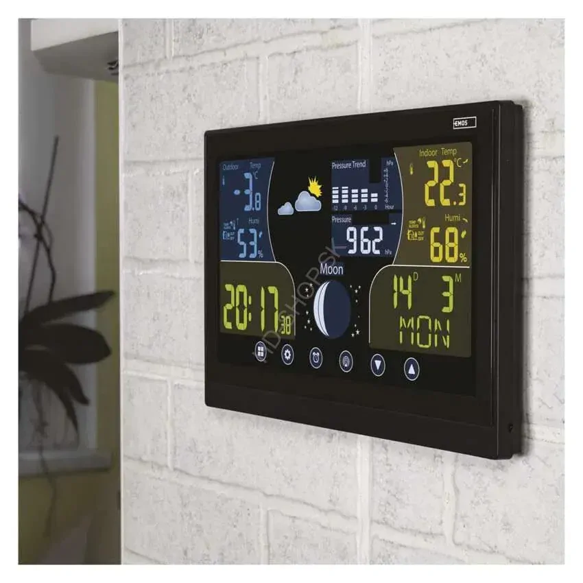 Domáca bezdrôtová meteostanica E6018