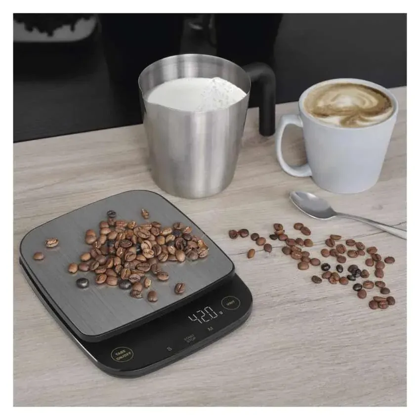 Digitálna kuchynská váha EV029 s časovačom, čierna