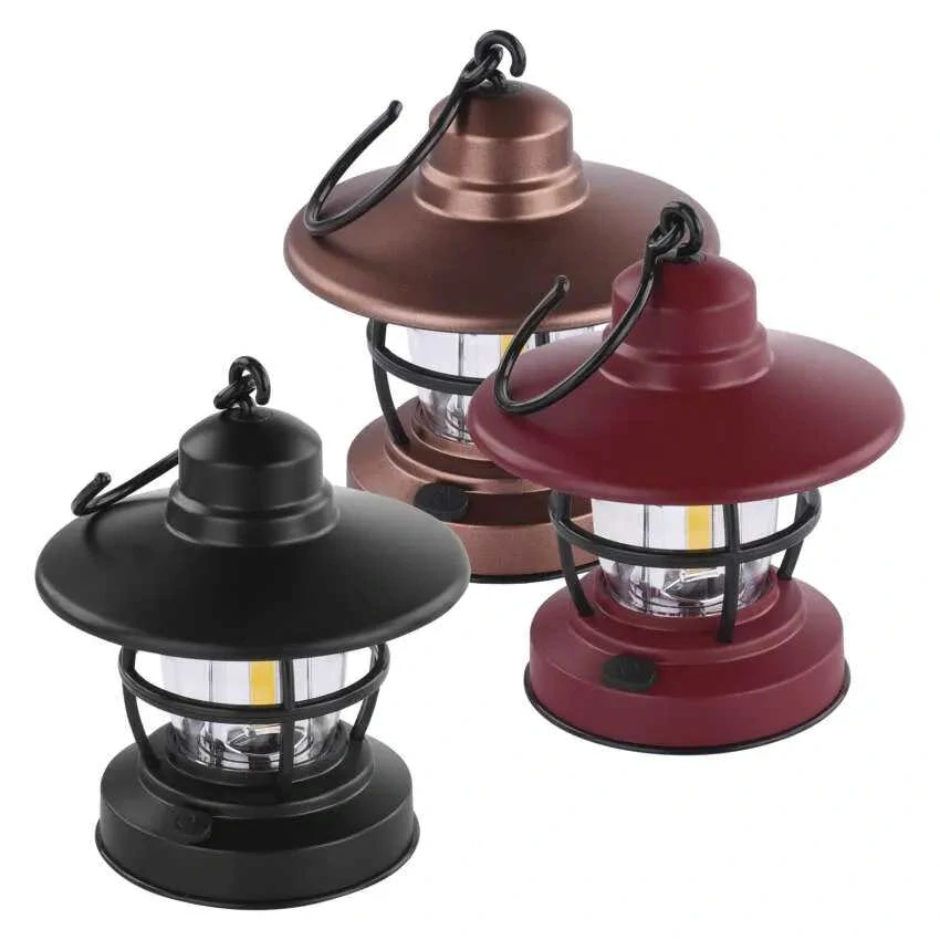 COB LED svietidlo 150 lm, 3× AAA farba bronz