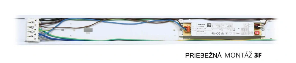 Prachotesné priemyselné LED svietidlo 59W, 9000lm