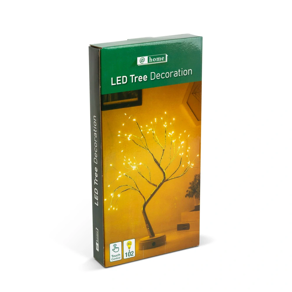 Balenie LED stromčeka – krabica LED Tree Decoration s rozsvieteným stromčekom