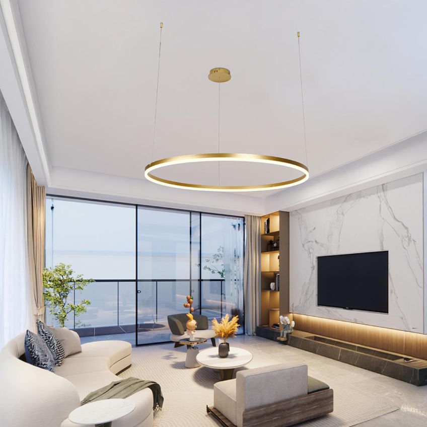 LED závesné svietidlo + diaľkový ovládač 55W
