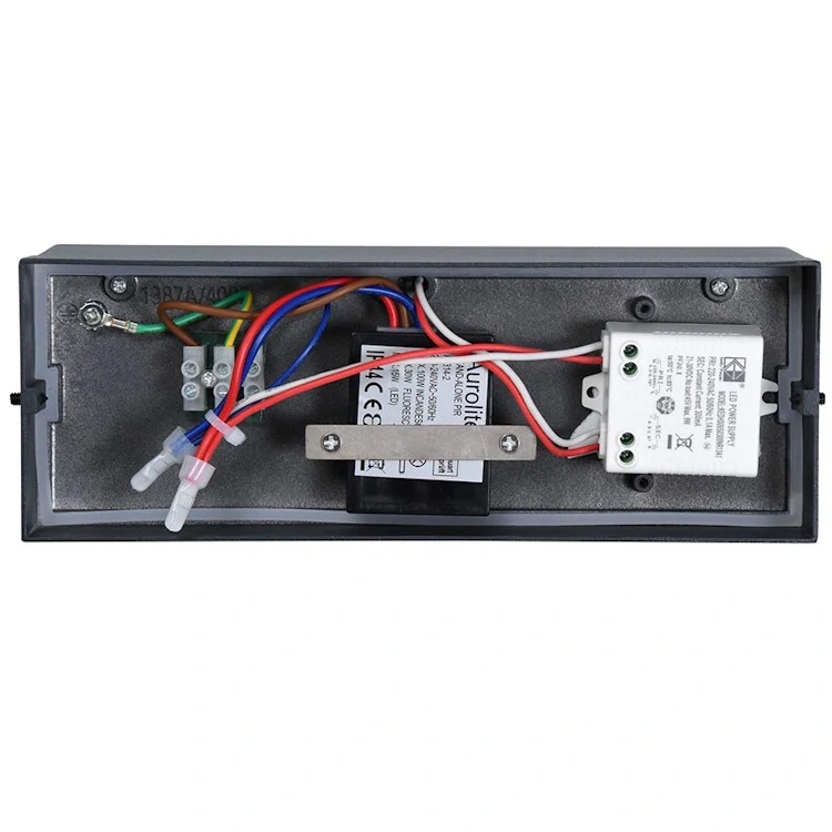 Vonkajšie nástenné senzorové LED svietidlo ALDA - antracitové, 9W