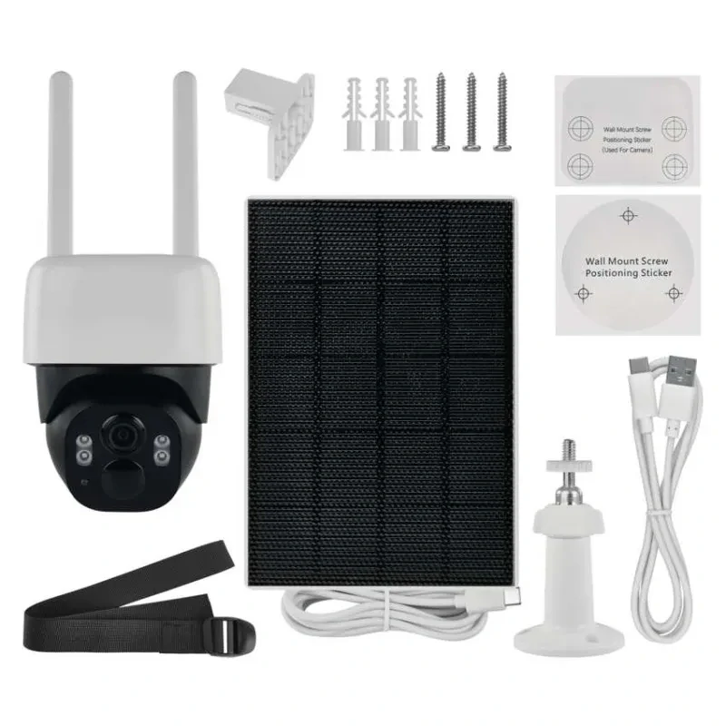 GoSmart Vonkajšia batériová kamera IP-1200 WASP s WiFi a solárnym panelom