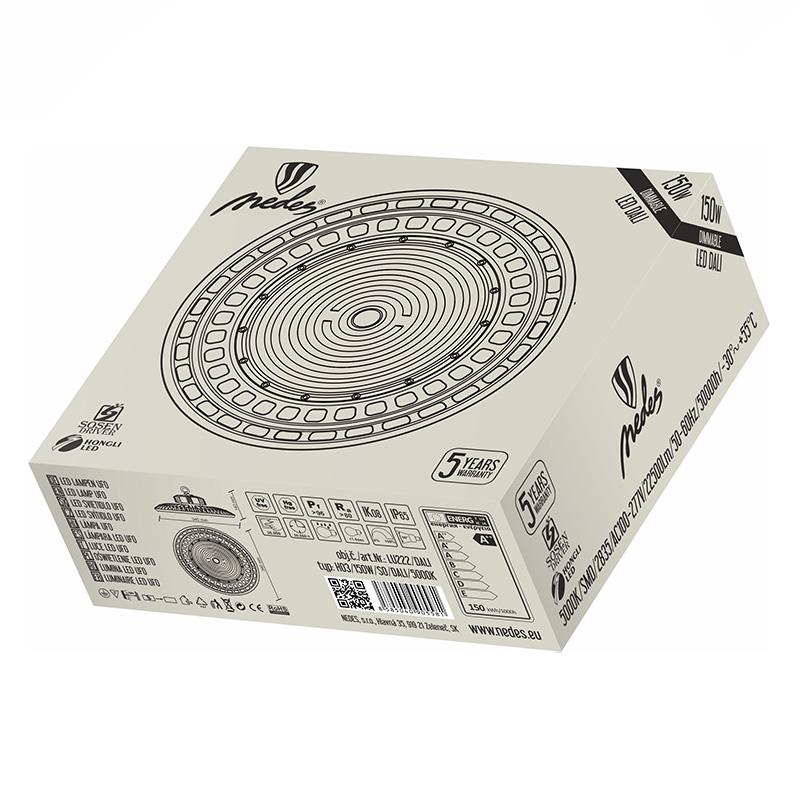 LED svietidlo UFO 150W/IP65/5000K/DALI