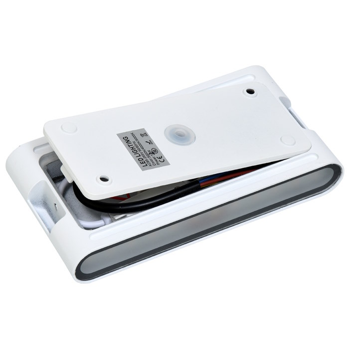 LED fasádne svietidlo s nastaviteľnou teplotou farby 2x6W biele