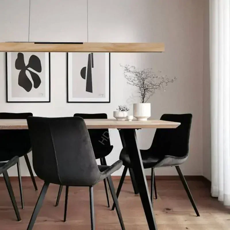 LED závesné svietidlo 22W 4000K masívne drevo