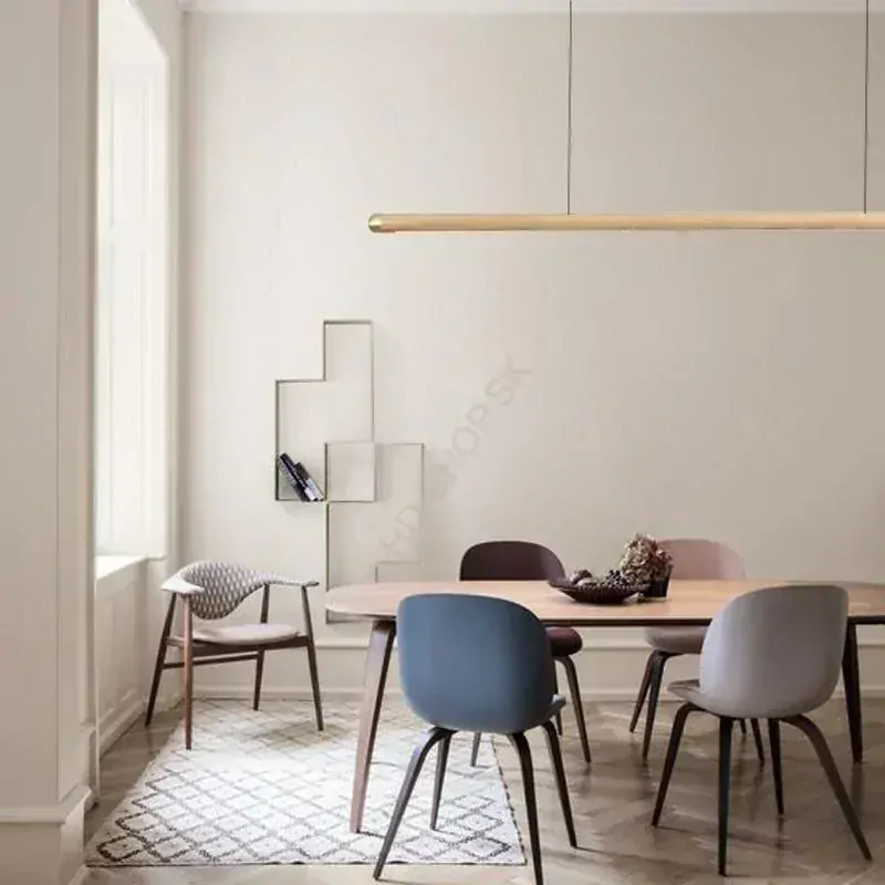 LED závesné svietidlo 22W 4000K masívne drevo