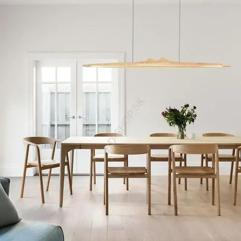 LED závesné svietidlo 22W 4000K masívne drevo