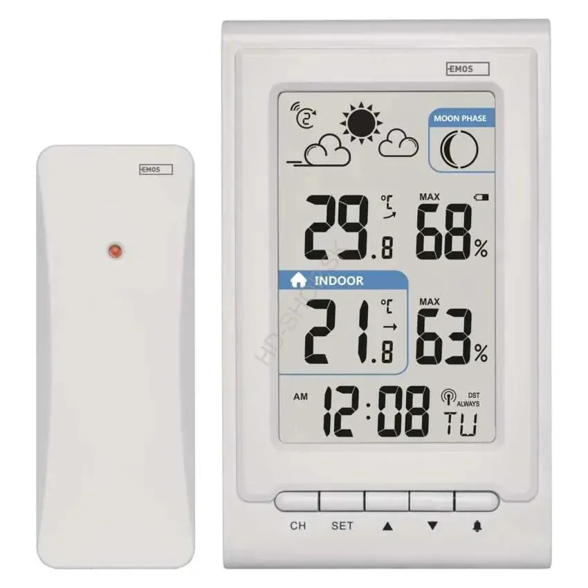 Domáca bezdrôtová meteostanica E0352
