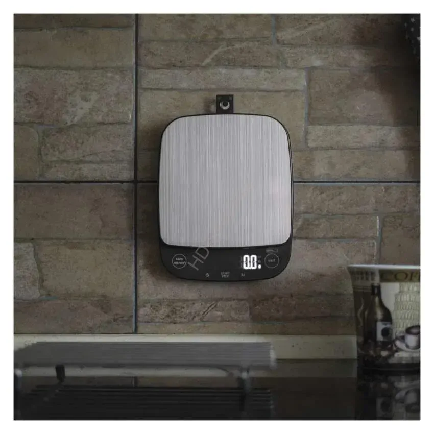 Digitálna kuchynská váha EV029 s časovačom, čierna