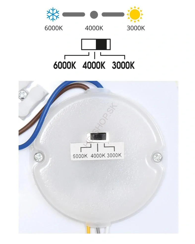 LED CCT stropnica 12W - 40W