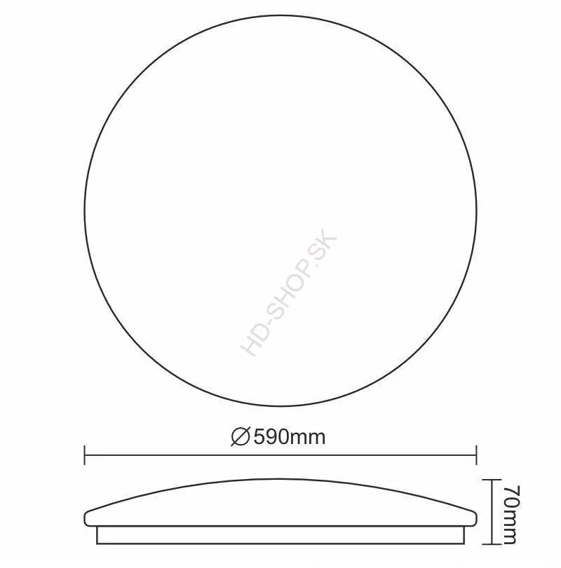 LED svietidlo 60W+diaľkový ovládač