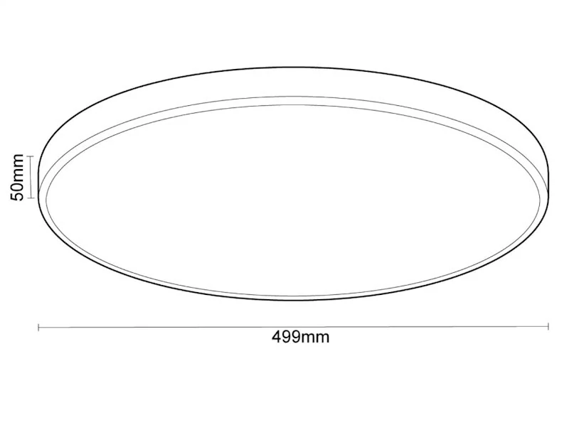 LED stropná lampa OPAL + DO + OVLÁDANIE HLASOM 48W - LC902MV