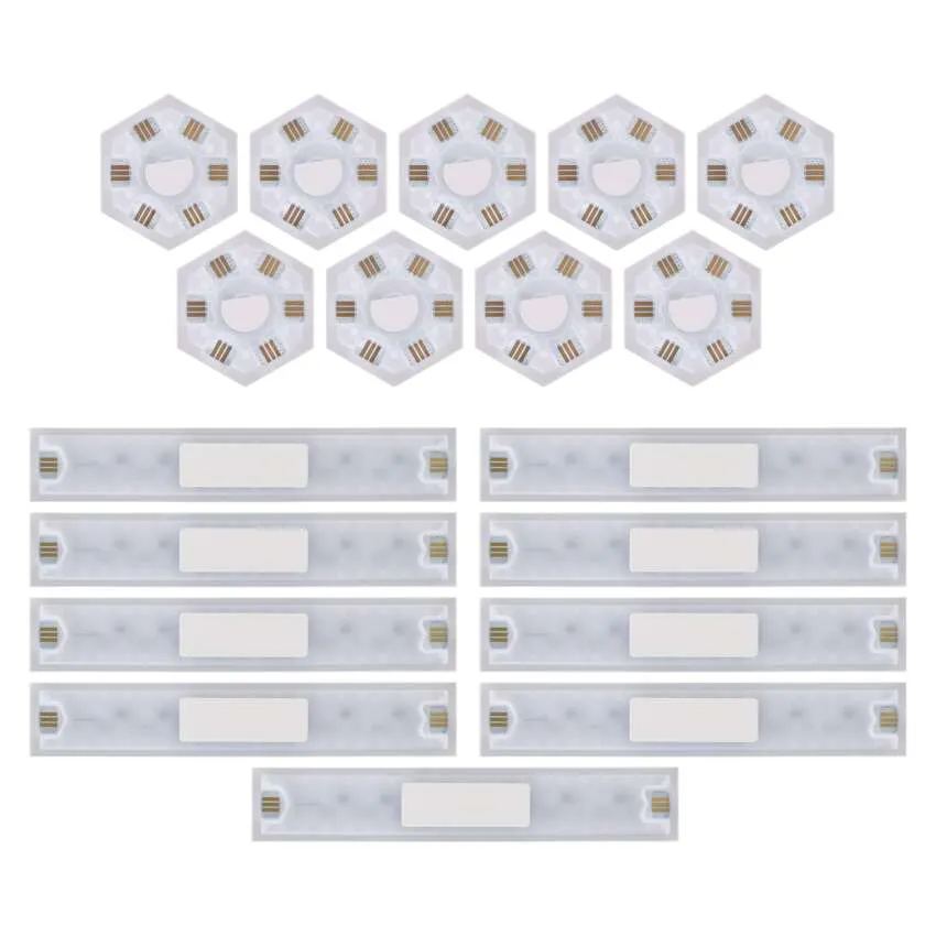 GoSmart LED svietidlo Lines čierne, 9 dielov, 34 W, RGBIC stmievateľné, WiFi