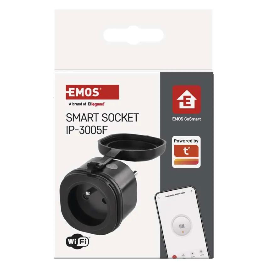 Zásuvka GoSmart Zigbee IP44 IP-3008F