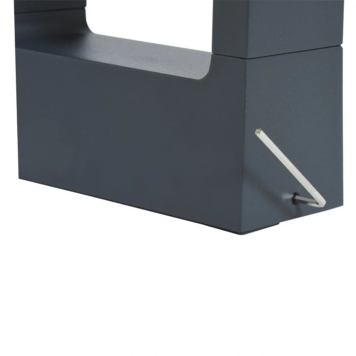 Vonkajšie LED stĺpikové svietidlo EDEN – antracitové, 6W, výška 50 cm