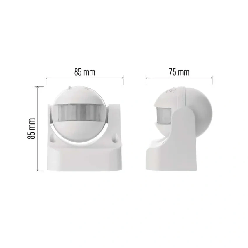 PIR senzor (pohybové čidlo) IP44 1200W, biely