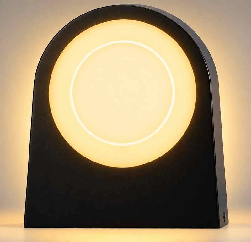 LED vonkajšie nástenné svietidlo ARCOS, 15 W, 19,8 × 18 cm, IP65, čierne