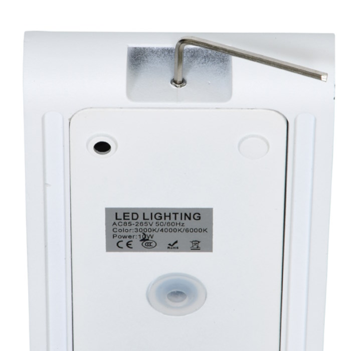 LED fasádne svietidlo s nastaviteľnou teplotou farby 2x6W biele