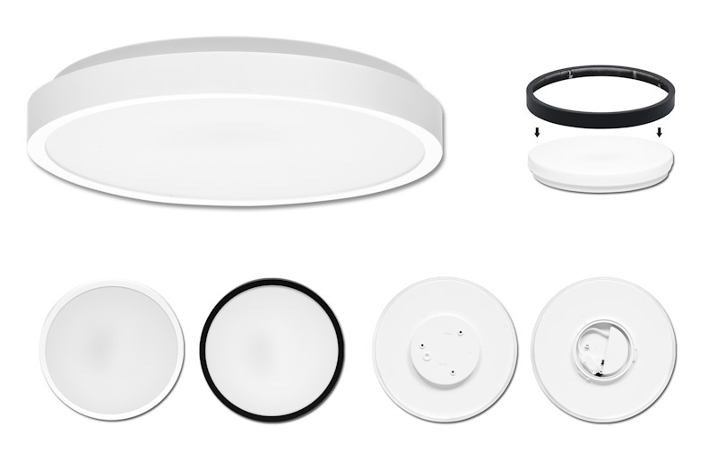 LED stropné svietidlo 18W, IP44, biele