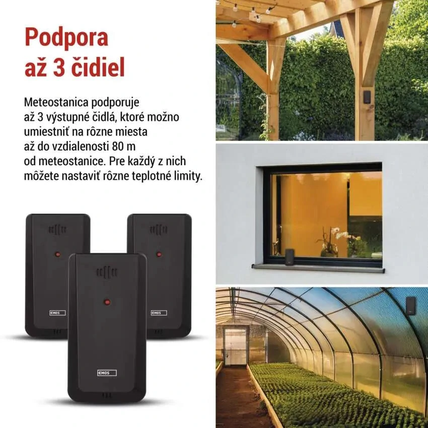 GoSmart bezdrôtová meteostanica E8610 s wifi