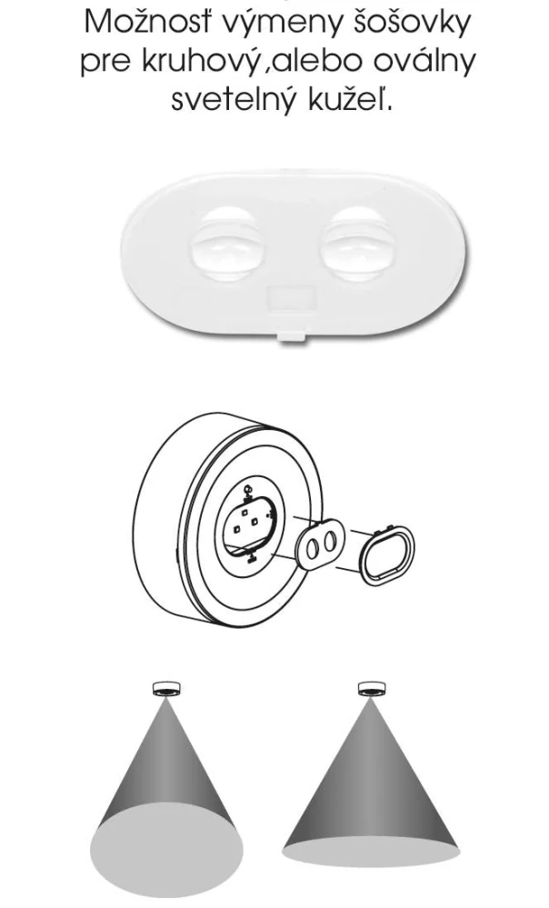 Núdzové LED svietidlo DORA TL1006-3W