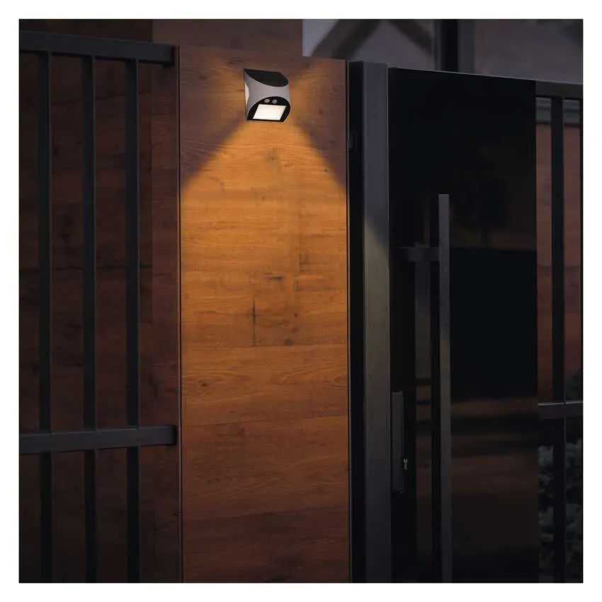LED solárne svietidlo LUMI so senzorom pohybu, 240lm, 4000K