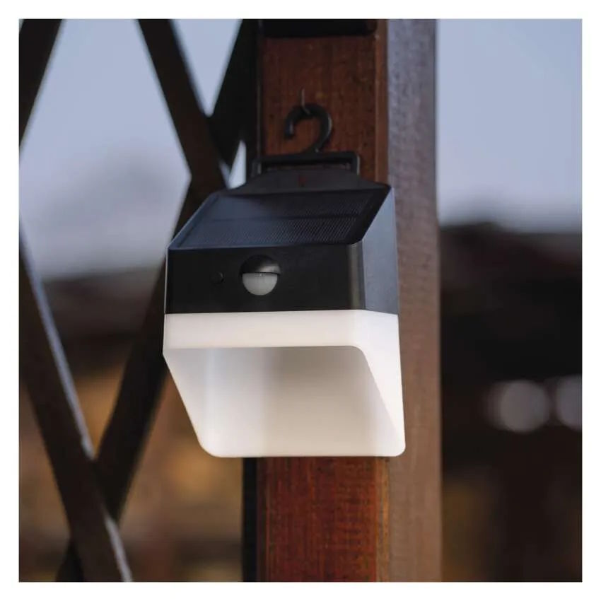 LED solárne svietidlo LUNIS so senzorom pohybu, 220lm, 4000K