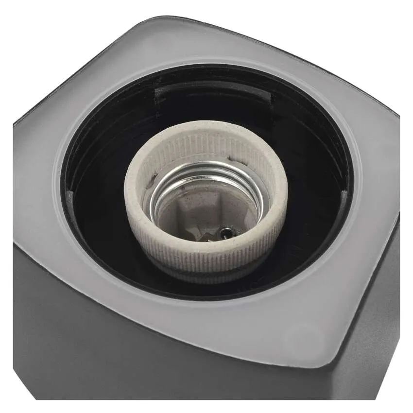 Záhradné nástenné svietidlo LANA, antracit, E27, IP54