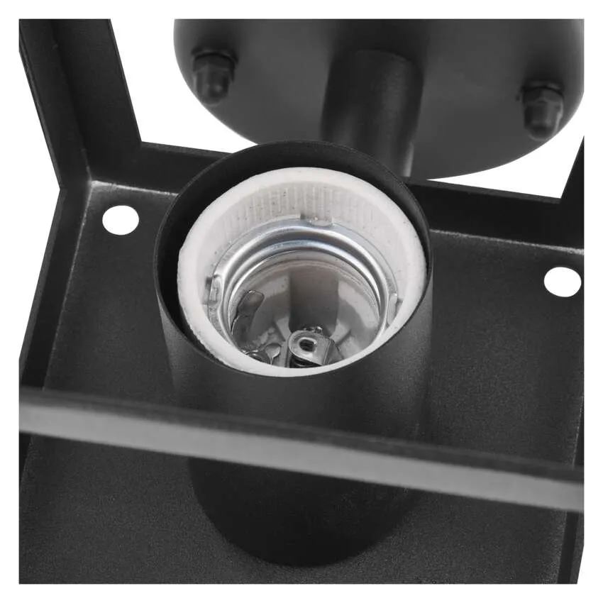 Záhradné nástenné svietidlo ADENIA, antracit, E27, IP44