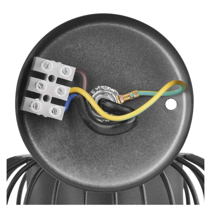 Záhradné nástenné svietidlo SALVIA, antracit, E27, IP44