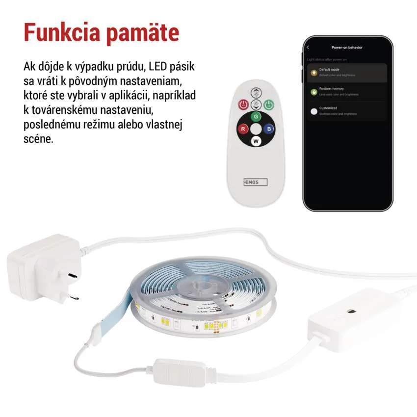 GoSmart LED pásik WiFi RGB/CCT, 5 m