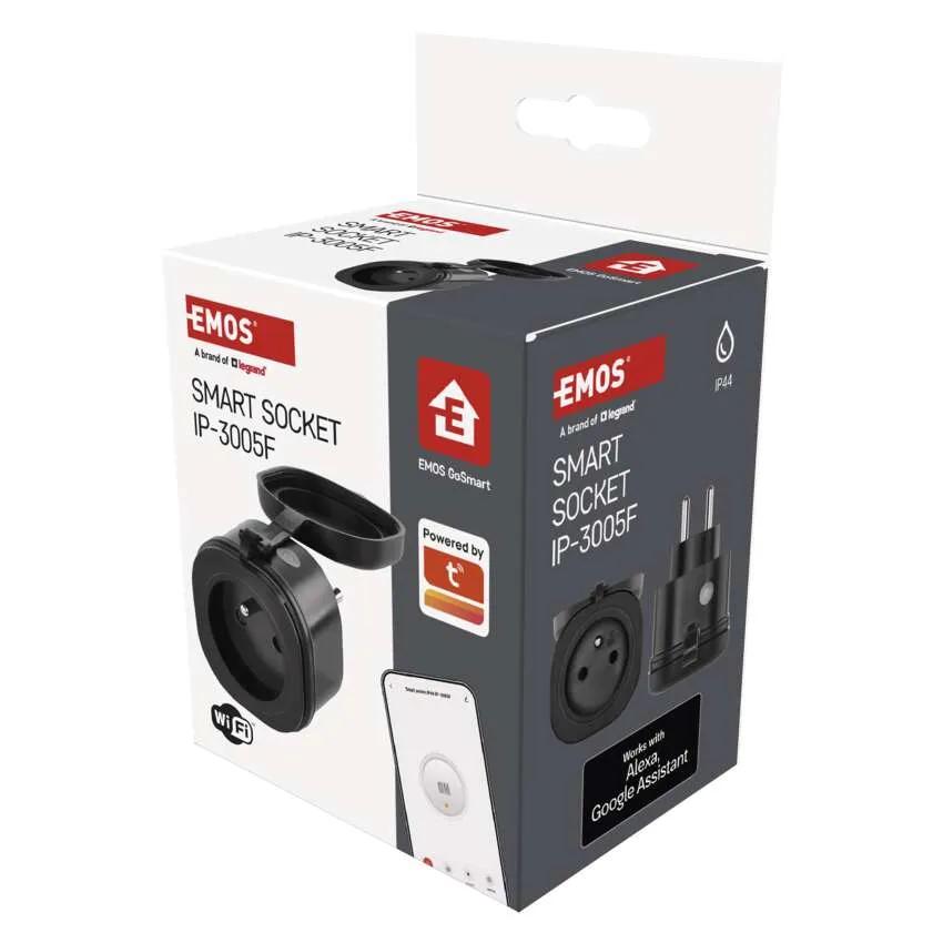 Zásuvka GoSmart Zigbee IP44 IP-3008F