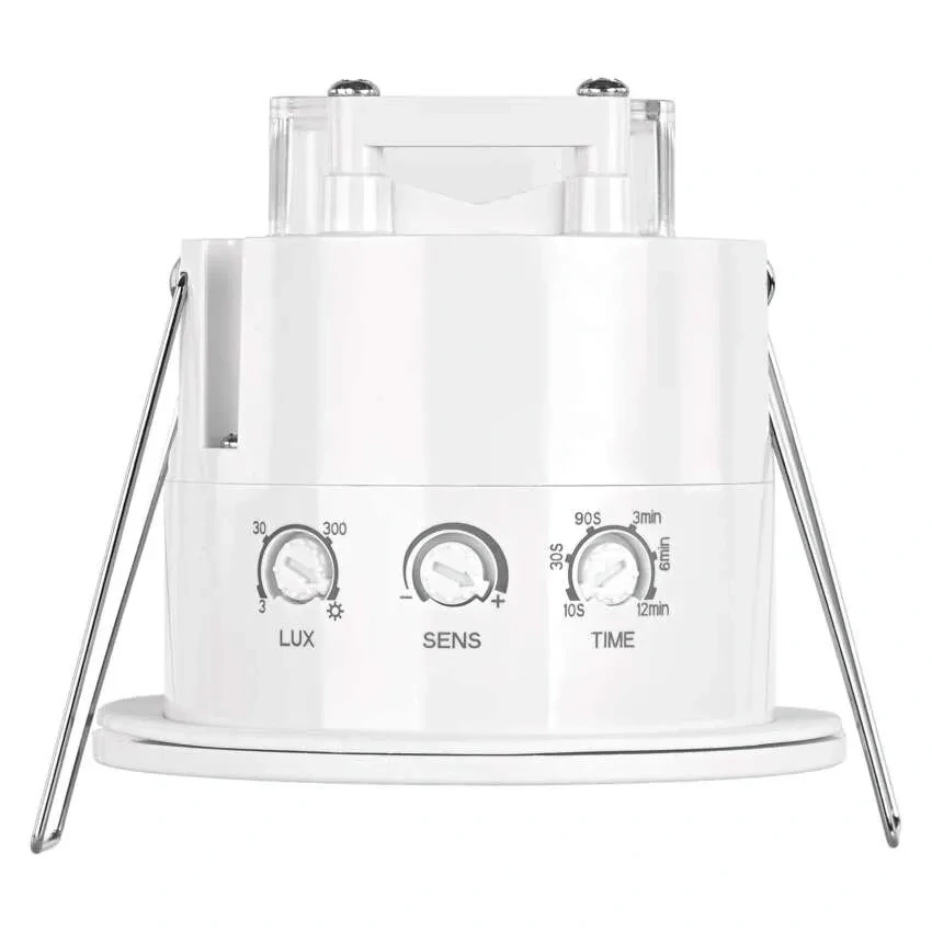 Mikrovlnný senzor prítomnosti IP20 24GHZ 2000W, biely