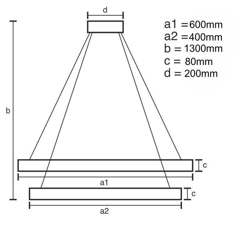 LED svietidlo + diaľkový ovládač 80W