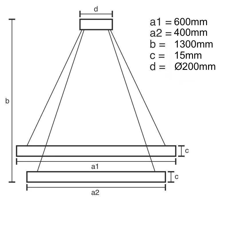 LED svietidlo + diaľkový ovládač 65W