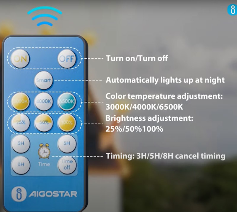 LED solárne nástenné svietidlo s DO 500lm IP65