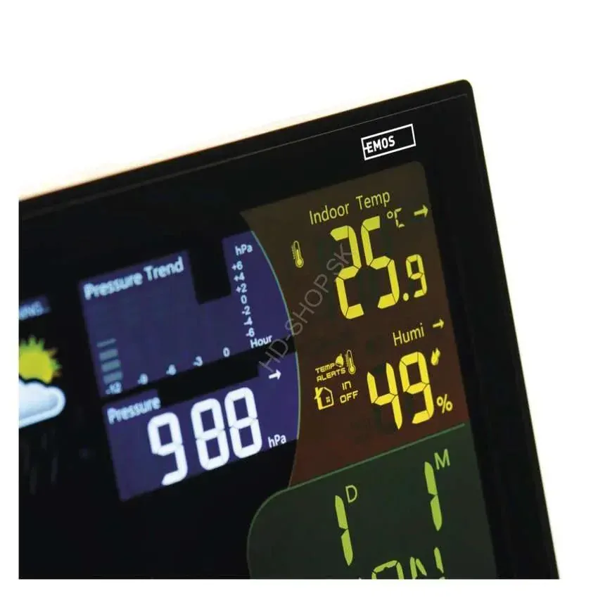 Domáca bezdrôtová meteostanica E6018