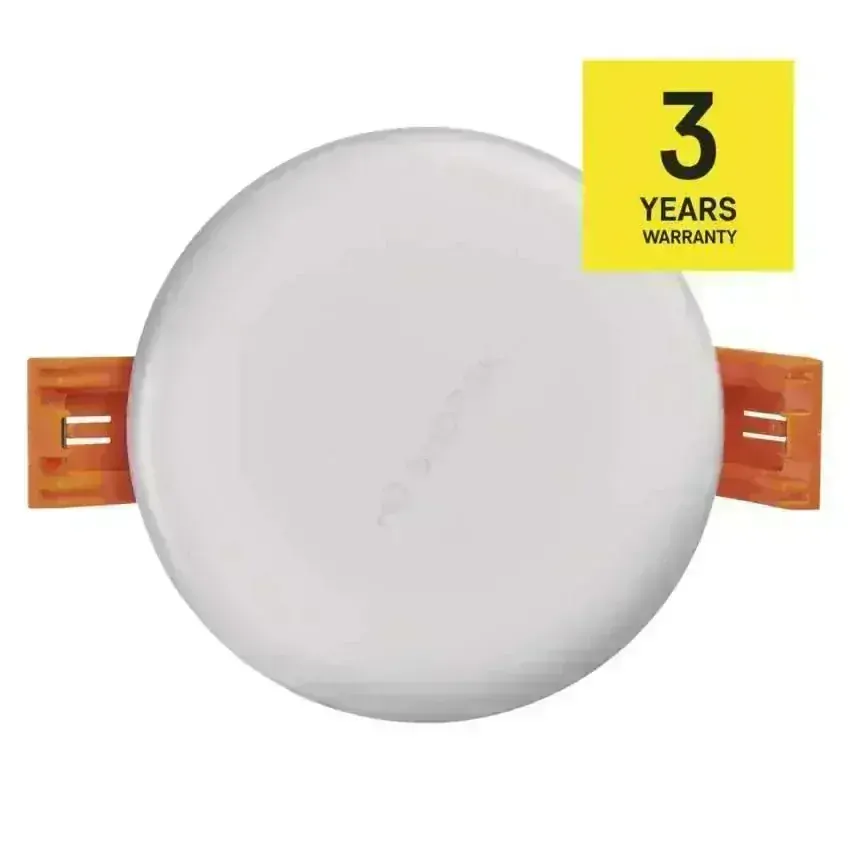 Vodeodolný LED panel VIXXO 75mm, kruhový vstavaný biely, 6W neut. biela, IP65