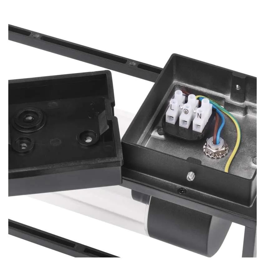 Záhradné nástenné svietidlo TILLIA, antracit, E27, IP44