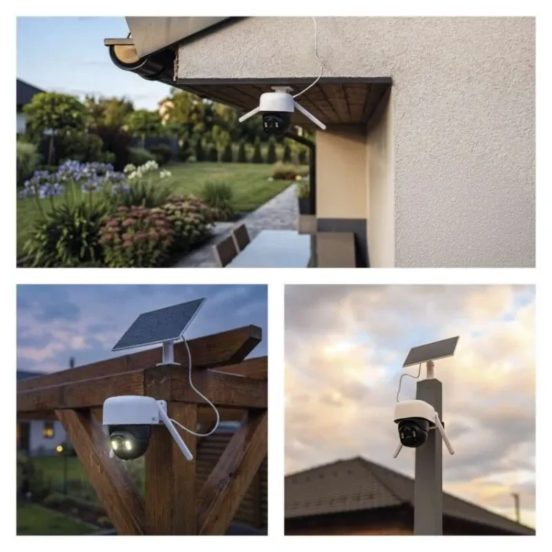 GoSmart Vonkajšia batériová kamera IP-1200 WASP s WiFi a solárnym panelom