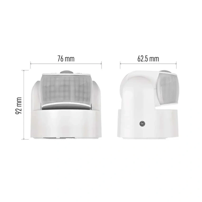 PIR senzor (pohybové čidlo) IP65 1200W, biely