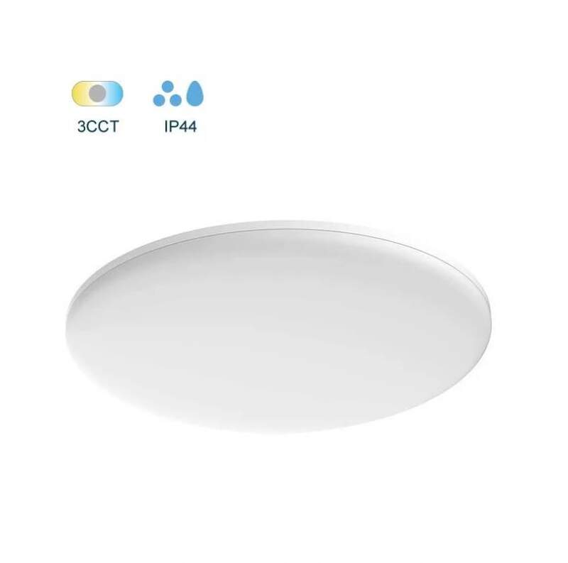 Fotografia produktu: LED stropnica 18W s nastaviteľnou farbou svetla, IP44 (Svietidlo VENERA- 18W D22 CCT)