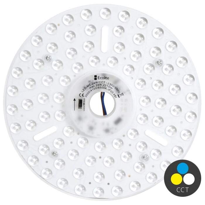Fotografia produktu: Magnetický LED SMD modul 24W s nastaviteľnou farbou svetla (LED-MZ-24W/CCT)