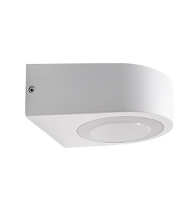 LED vonkajšie nástenné svietidlo ARCOS, 15 W, 19,8 × 18 cm, IP65, biele