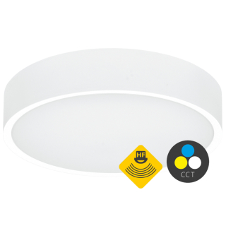 LED senzorové CCT stropné prisadené svietidlo 25W biele