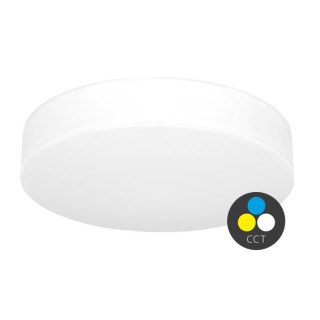 Stropné LED svietidlo MAKARON kruh, Ø 50 cm, 50 W, CCT, IP44, biele (WML500-CCT/50W/BI)