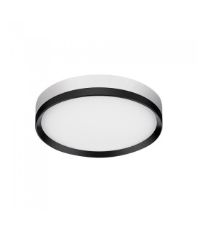 LED stropné svietidlo PLUTO, 24 W, CCT, IP44, čierne
